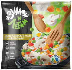 Овощи для жарки с шамп, 400 г, 12